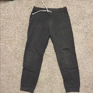 Cozy Gray Joggers with Drawstring